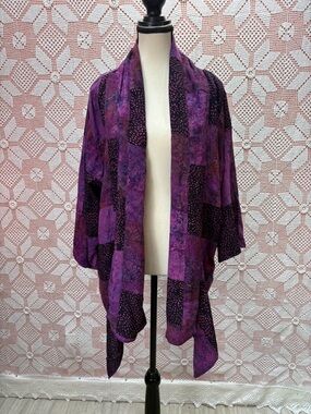 Blue Sky Fair Trade Patchwork Kimono 2X